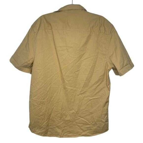 River Island Mens Shirt Size L  Brown Short Sleeve Button Down Collared Casual - Picture 2 of 13